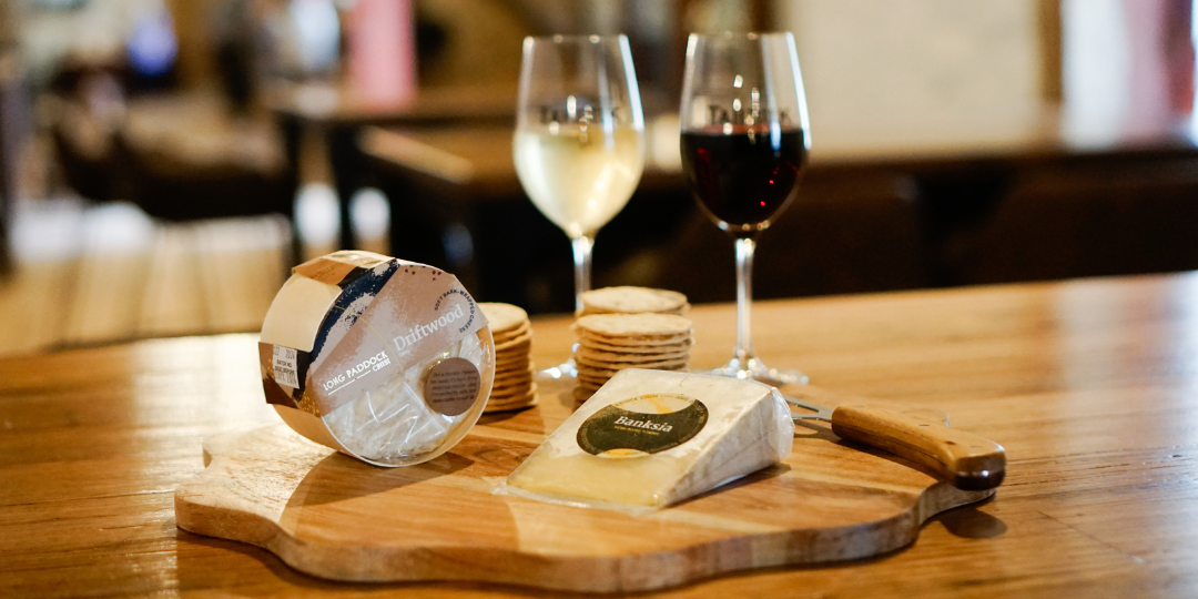 Tahbilk Cellar Door cheese board