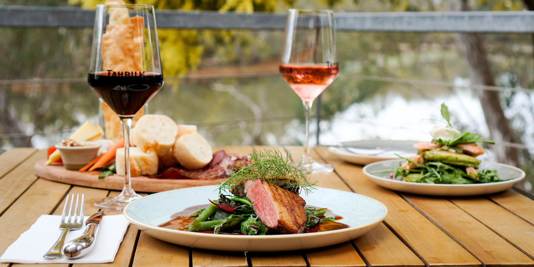 Tahbilk Estate Restaurant seasonal Spring menu